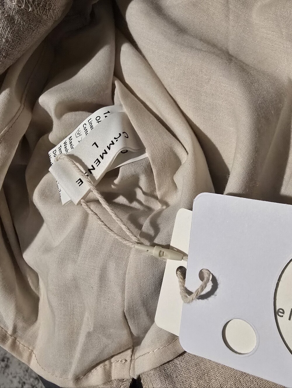 NWT Commense Contrast Trim Maxi Dress (L) - Picture 6 of 6